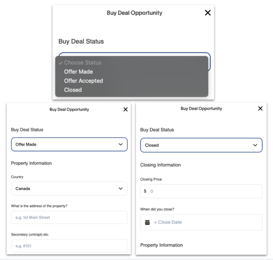 Agent dashboard screenshot