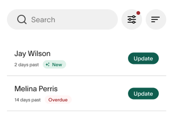 Agent dashboard screenshot